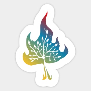 Burning Bush Sticker